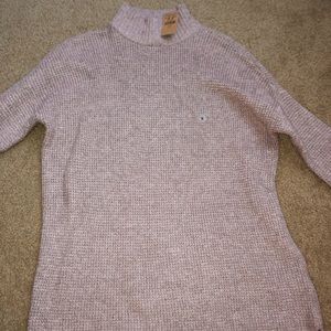 American Eagle Knitted Lavender Turtleneck Sweater
